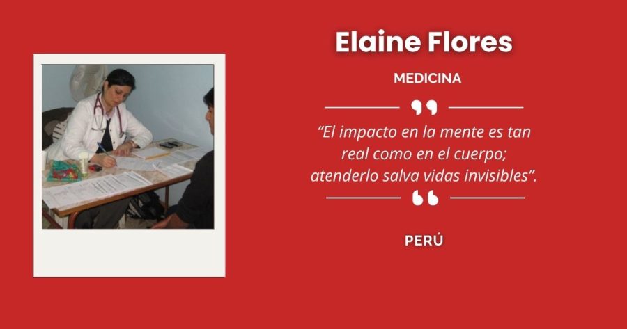 Elaine Flores, destacada médica peruana