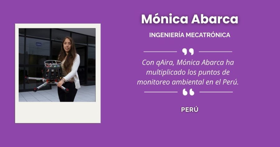 Mónica Abarca, destacada ingeniera mecatrónica peruana