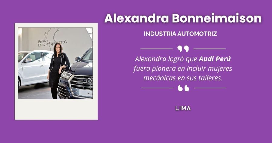 Alexandra Bonnemaison, referente en la industria automotriz (Lima)
