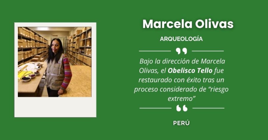 Marcela Olivas, destacada arqueóloga peruana