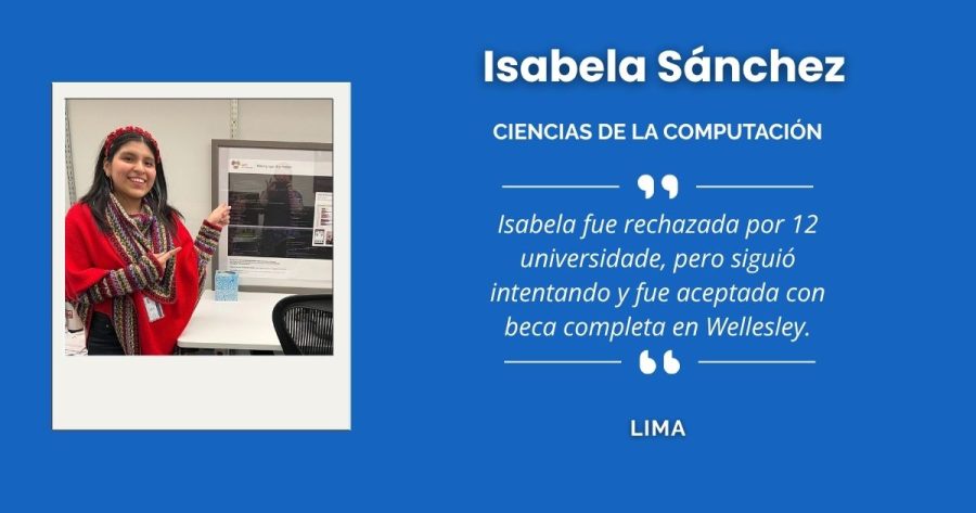 Isabela Sánchez, destacada joven en ciencias de la computación del Rímac, Lima