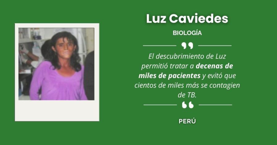 Luz Caviedes, referente peruana en biología