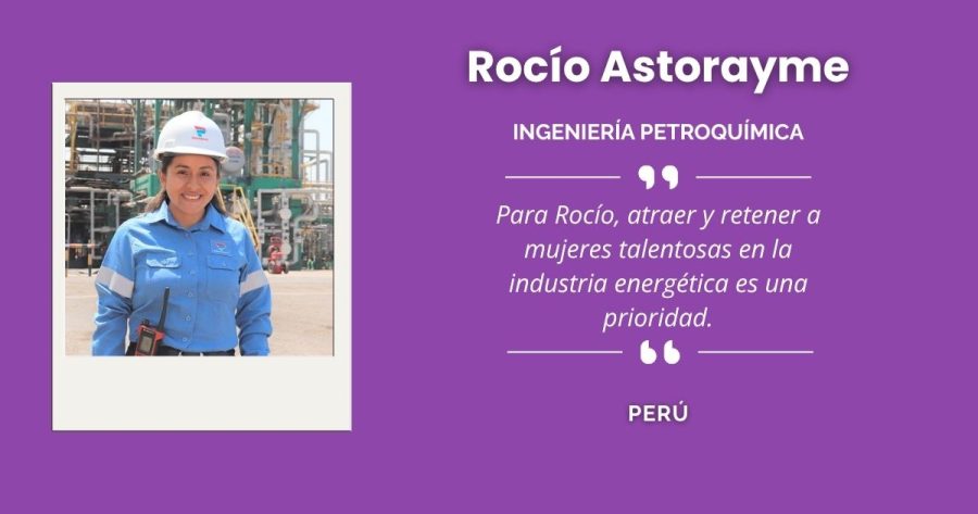 Rocío Astorayme, destacada ingeniera