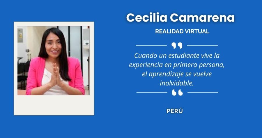 Cecilia Camarena, destacada en realidad virtual