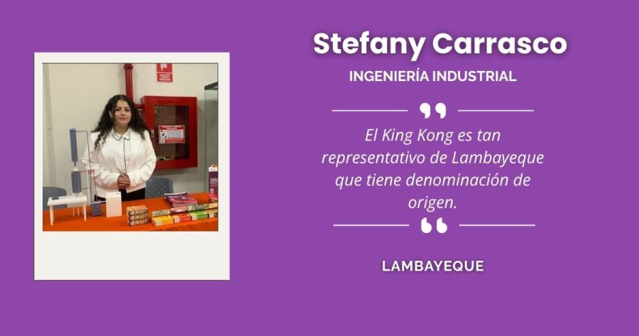 Stefany Carrasco, ingeniera industrial de Chiclayo