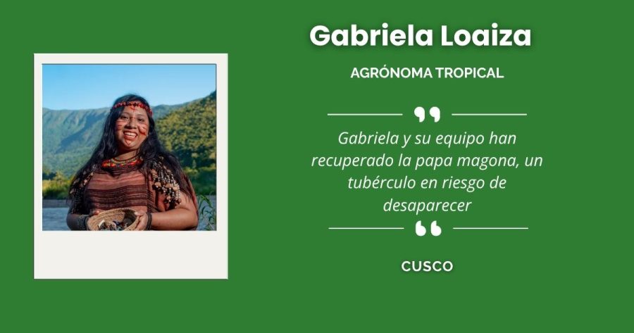 Gabriela Loaiza, destacada agrónoma tropical cusqueña y lideresa machiguenga