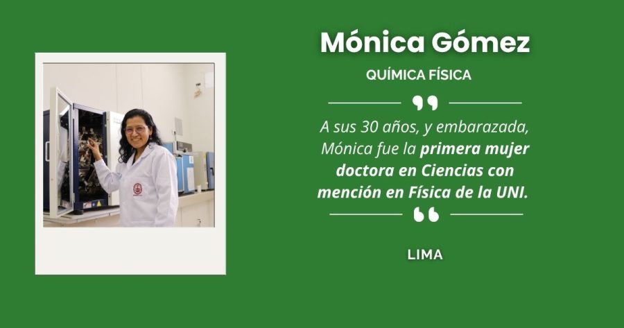 Mónica Gómez, destacada referente de la química física en Lima