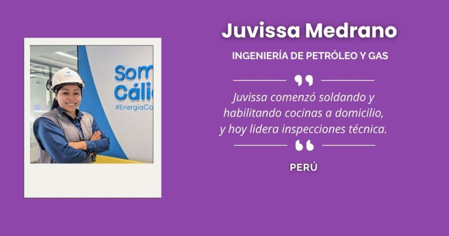 Juvissa Medrano, destacada ingeniera de petróleo y gas, orgullo joven de Lima