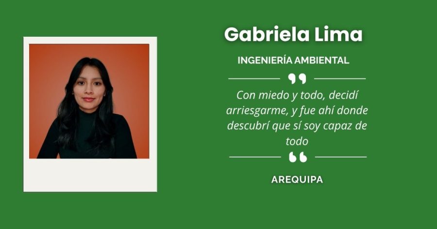 Gabriela Lima, ingeniera ambiental arequipeña