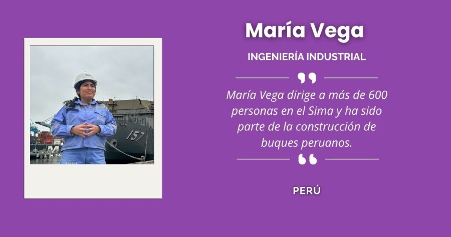 María Vega, referente peruana de la ingeniería industrial