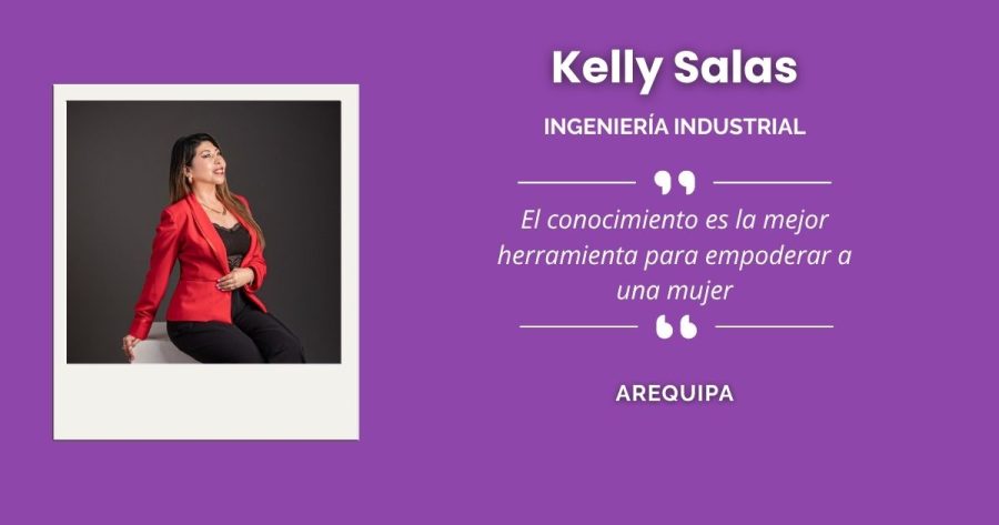 Kelly Salas, ingeniera industrial arequipeña