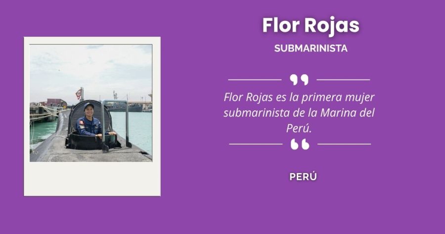 Flor Rojas, destacada ingeniera submarinista y orgullo de la Marina del Perú