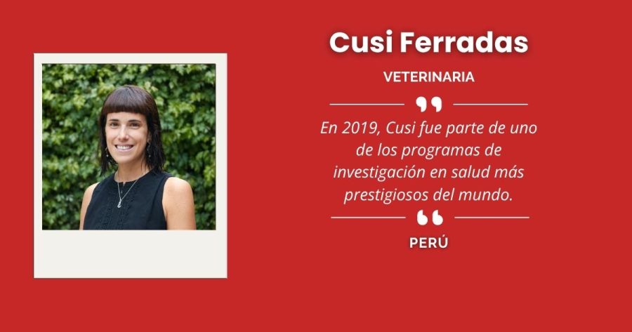 Cusi Ferradas Carrillo, destacada veterinaria y epidemióloga peruana