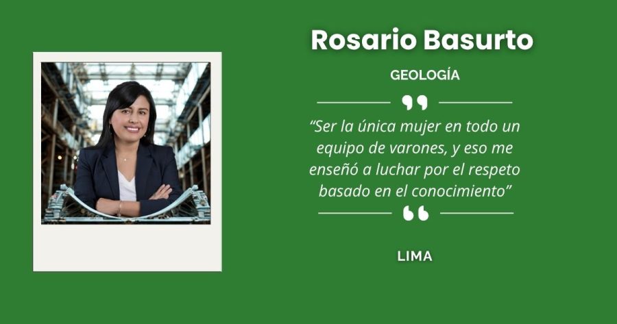 Rosario Basurto, destacada ingeniera geóloga limeña