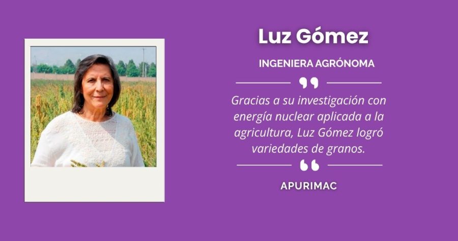 Luz Gómez, la ingeniera agrónoma Luz Gómez de Apurímac