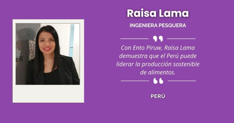 Raisa Lama, ingeniera pesquera del Callao