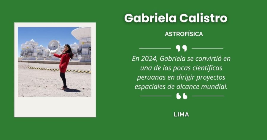 Gabriela Calistro, destacada astrofísica peruana de Lima
