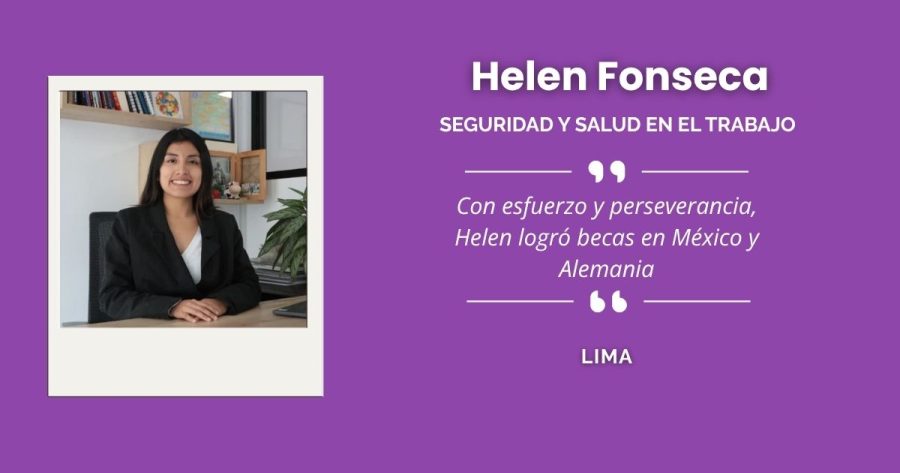 Helen Fonseca, ingeniera de seguridad y salud en el trabajo limeña