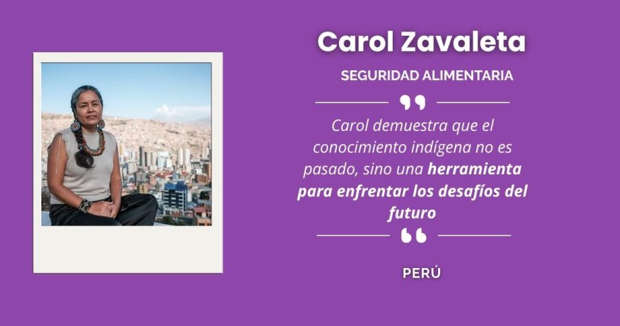 Carol Zavaleta, referente en seguridad alimentaria (Perú)