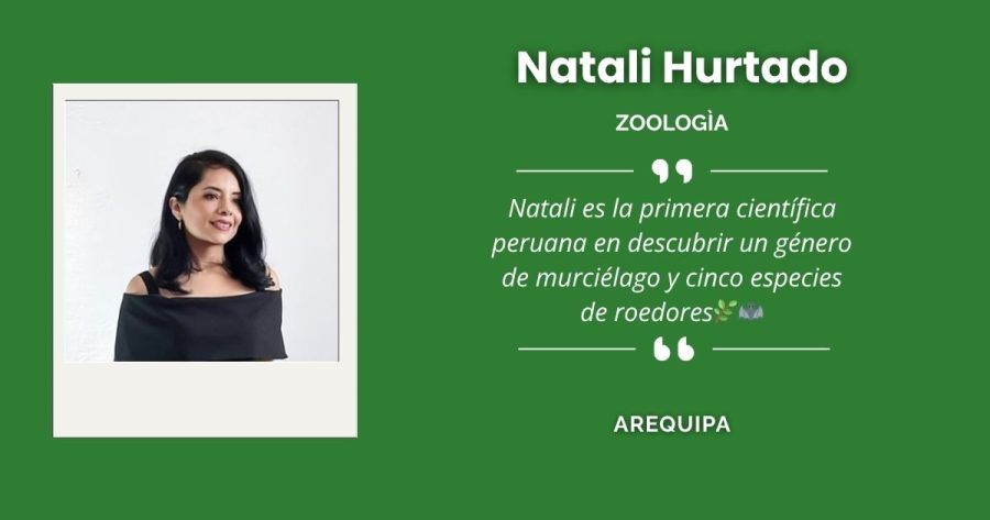 Natali Hurtado, referente arequipeña en Zoología
