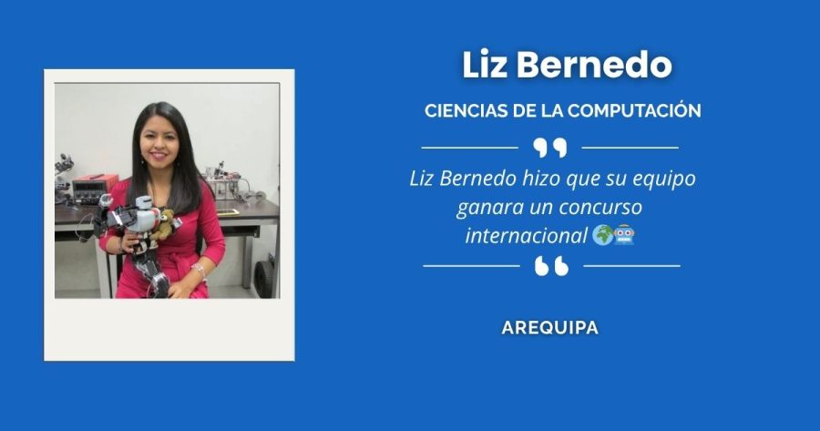 Liz Bernedo, destacada en ciencias de la computación y orgullo arequipeño