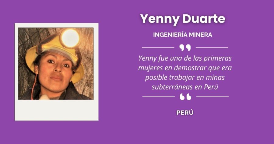 Yenny Duarte, destacada ingeniera minera arequipeña