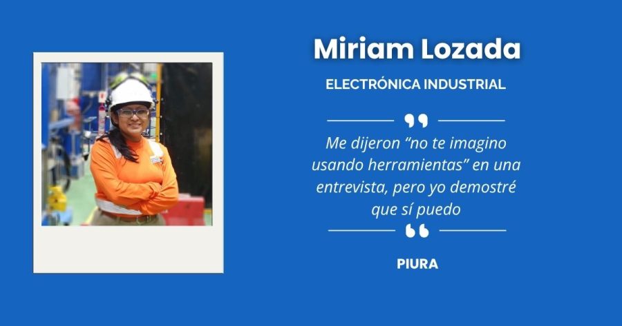 Miriam Lozada, referente piurana en electrónica